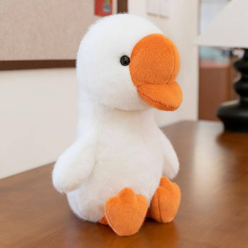 Emulated New Cute Cute Big-headed Goose Plush Toy Doll Children Comforting Sleeping Pillow Rag Doll