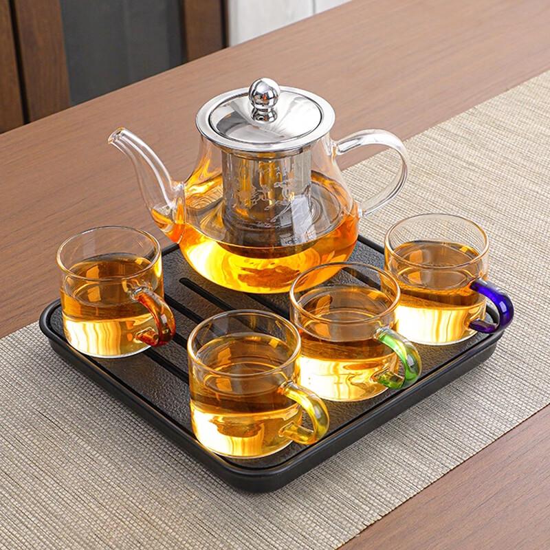Zhaoran Eight Steeds Heat-Resistant Glass Gongfu Tea Set