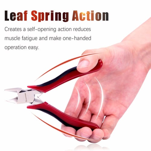 SPEEDWOX Mini Plastic Nippers, Gate Cutting, Convenient for Tight Spaces, Cuts Hard Resin and Plastic Models, CR-V Steel, Micro, Compact, Lightweight,