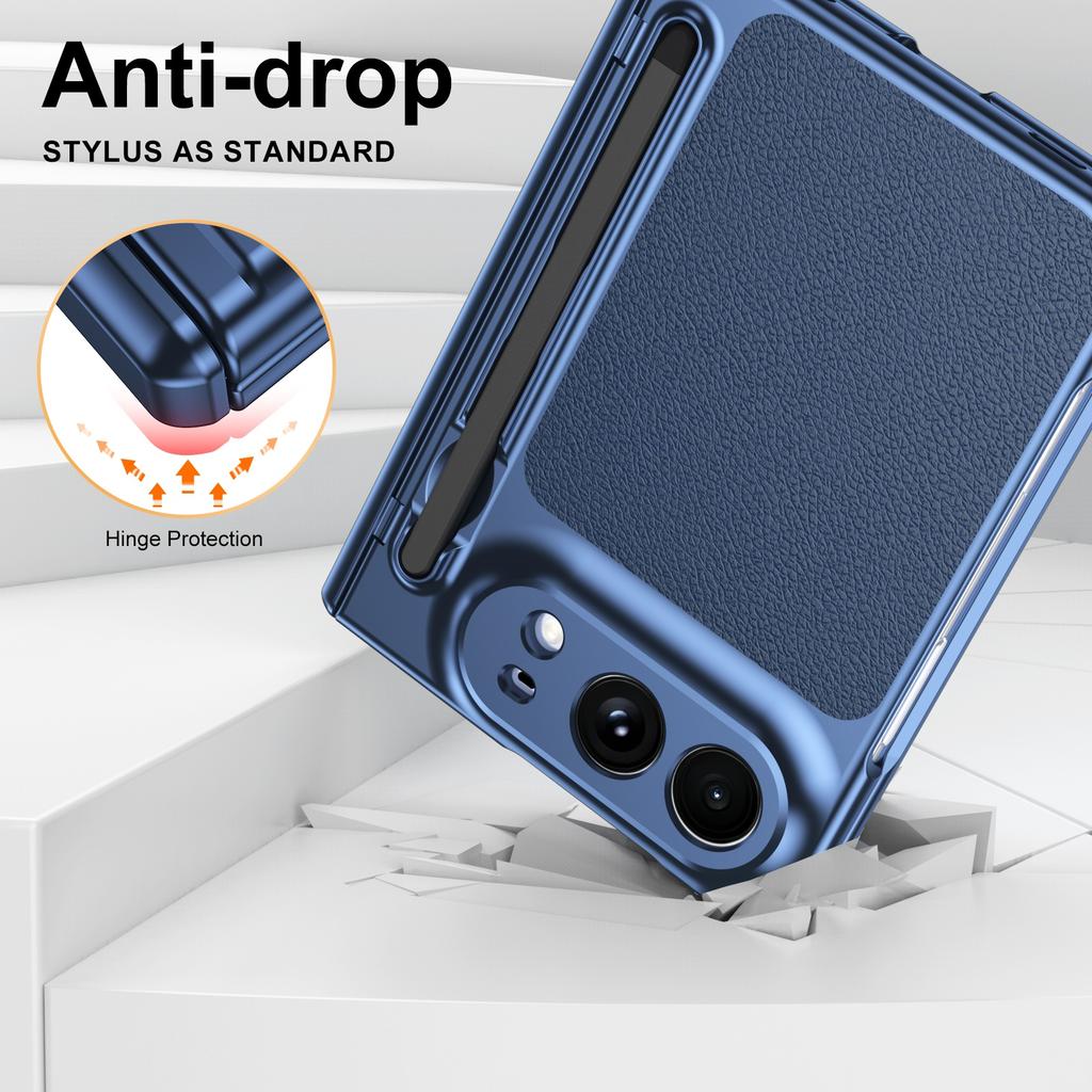 Luxury Leather Pen Slot Holder Stand Phone Case For iPhone Ultra Camera Protection Shockproof Protection Cover For iPhone Ultra