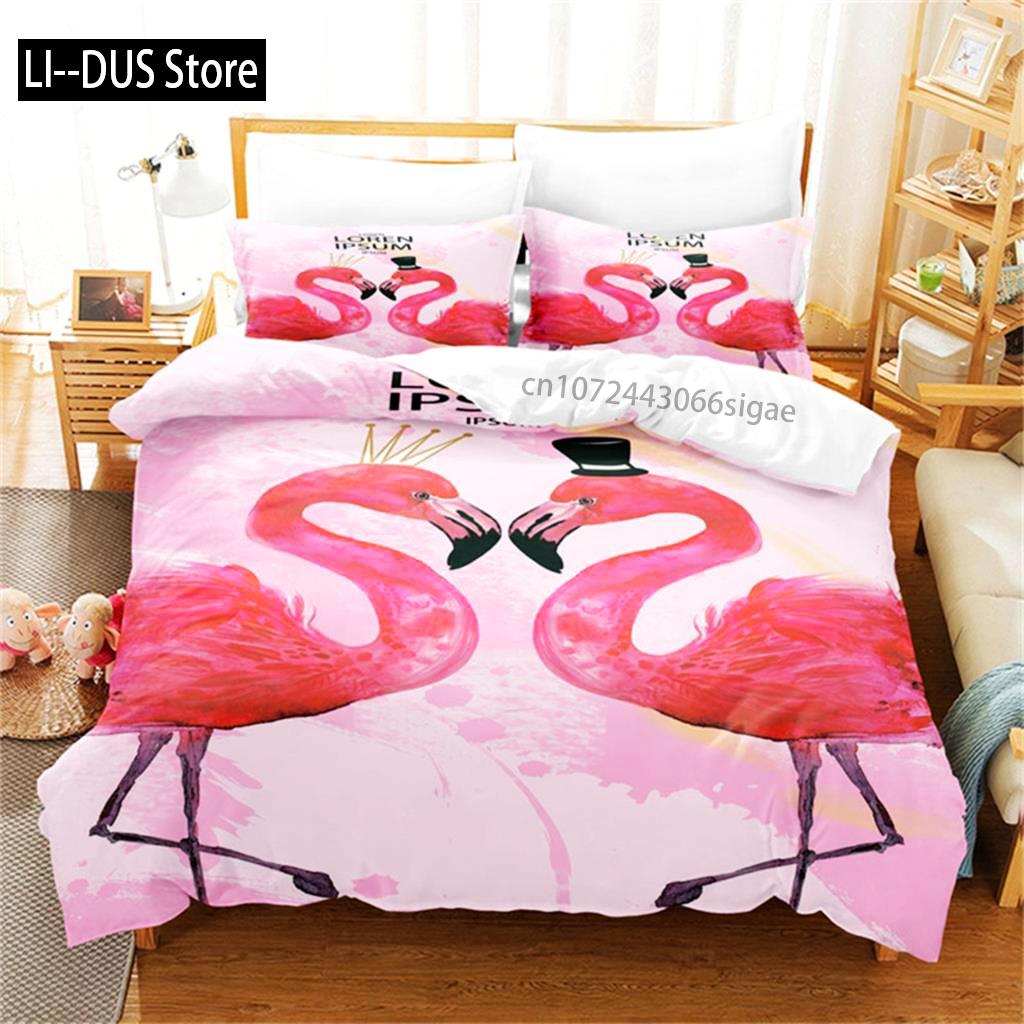 Romantic Swan Duvet Cover Microfiber Flower Bedding Set Quilt Cover Extra Large Twin For Lovers Bedroom Romantic Decoration