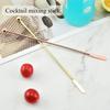 1pcs Stainless Steel Stirring Rod,Cocktail Drink Mixer Bar Stirring Mixing Sticks Muddler Swizzle Sticks Coffee Stirring Sticks