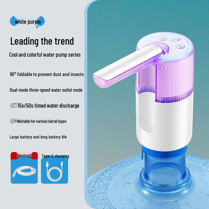Rechargeable Electric Mineral Water Dispenser - Automatic Pump for Home Use