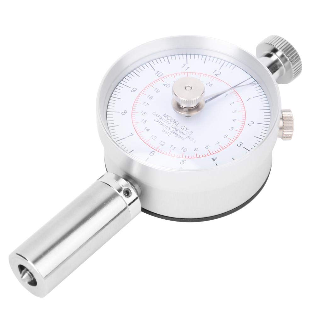 Fruit Hardness Fruit Sclerometer Farm Fruit Hardness Tester with Measuring Head GY-3 Tester, (0.5-24 Kg/cm²)
