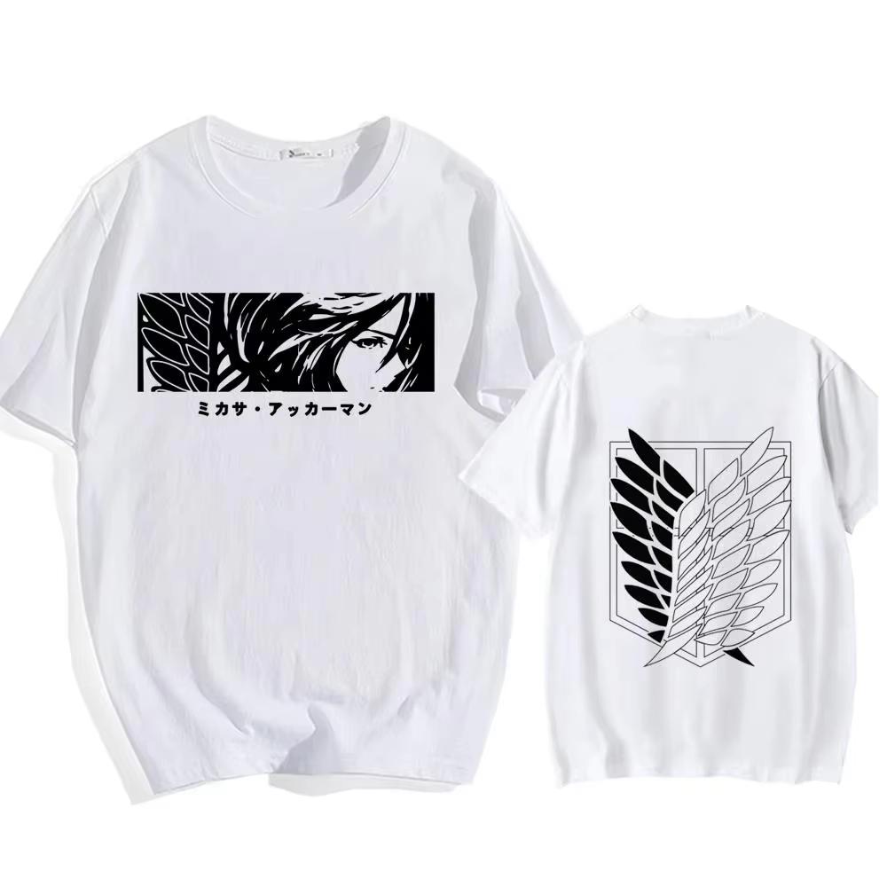 Attack On Titan Shingeki No Kyojin Eren Yeager Anime Streetwear Summer Cotton Casual High Quality Short Sleeve Unisex Tops