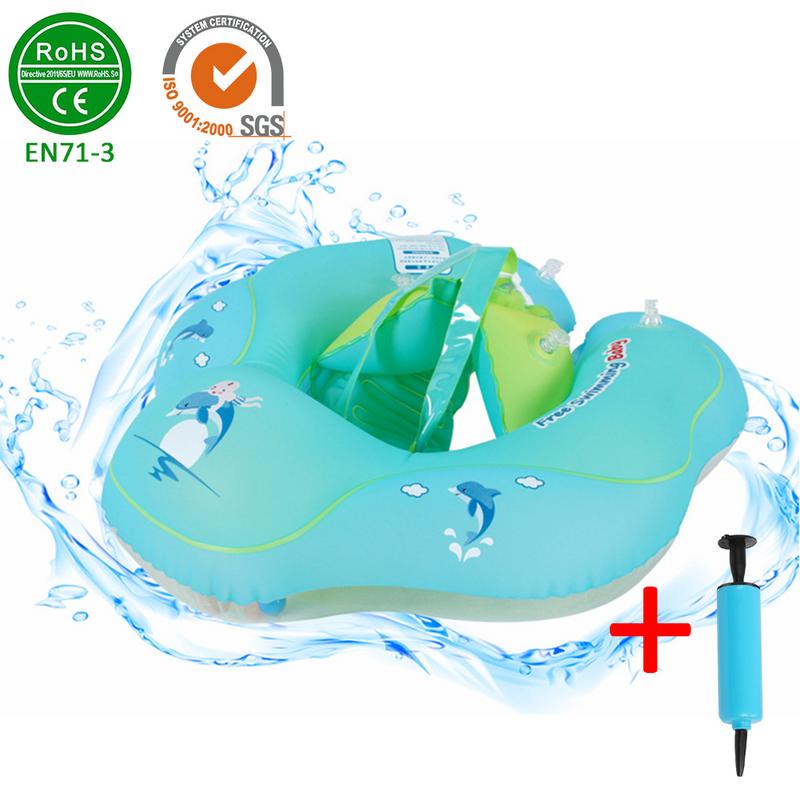 Buy Infant Underarm Inflatable Pool Float with Backrest and Strap Baby