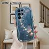 Phone Case: 2D Flat Samsung Galaxy A34 A35 M05 M06 S20 S22 S21 FE Plus 5G Protective Case, Couple Style, Star Stepping Girl, Christmas and Halloween G