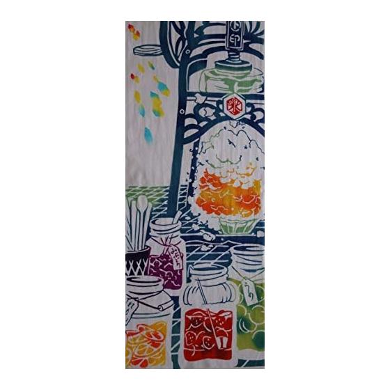 Todaya Shoten Tenugui Hand Towel - Four Seasons Kakigori (Shaved Ice)