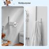 Wall Mount Clothes Hanger Storage Rack Punch-free Installation Folding Plastic Hanger Holder