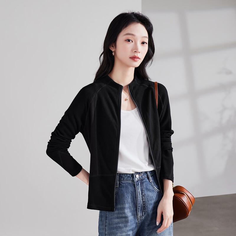 SOFSIL Women's 2026 Autumn Stand Collar Zipper Jacket