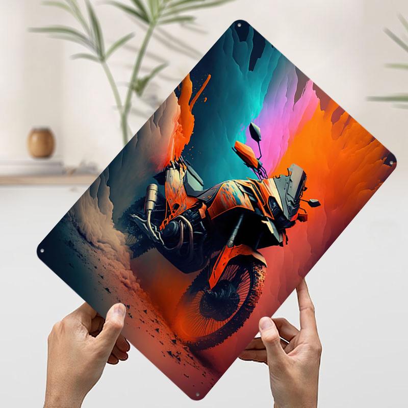 Motorcycle 890 ADVENTURE Metal Poster Customized Wall Art Retro Vintage Tinplate Signs for Man Cave Decoration Home Decor Items