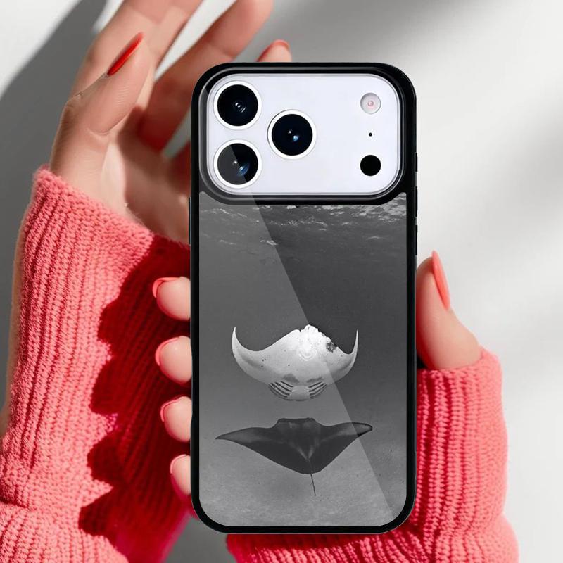 Dive Scuba Diver Shark Diving Phone Case for iPhone 17 16 15 14 13 Pro Max Back Cover for 12 11 Pro Coque