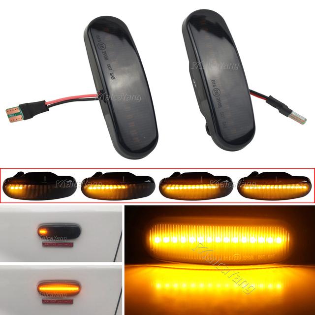 

Последовательная лампа для Fiat Doblo Panda Idea Stilo Fiorino Multipla Punto Qubo Linea Musa светодиодный динамический указатель поворота, боковой габаритный фонарь