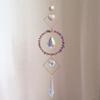 40cm Crystal Wind Chimes Prism Sun Catcher Outdoor Hanging Ornament Home Garden Decorations Car Accessories Suncatchers