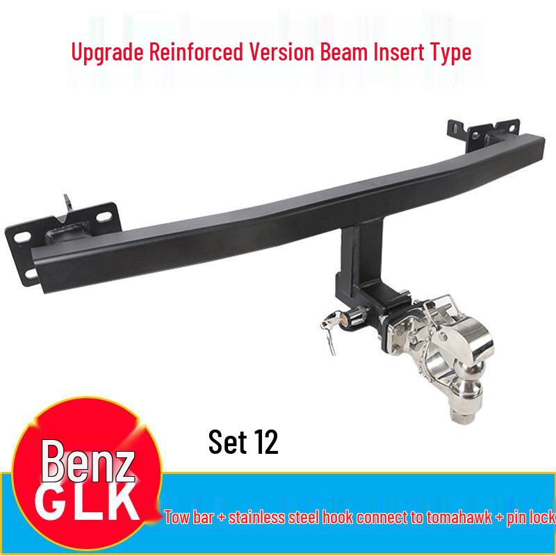 Compatible with Mercedes GLK200, GLK260, and 300/350 Rear Tow Hitch.