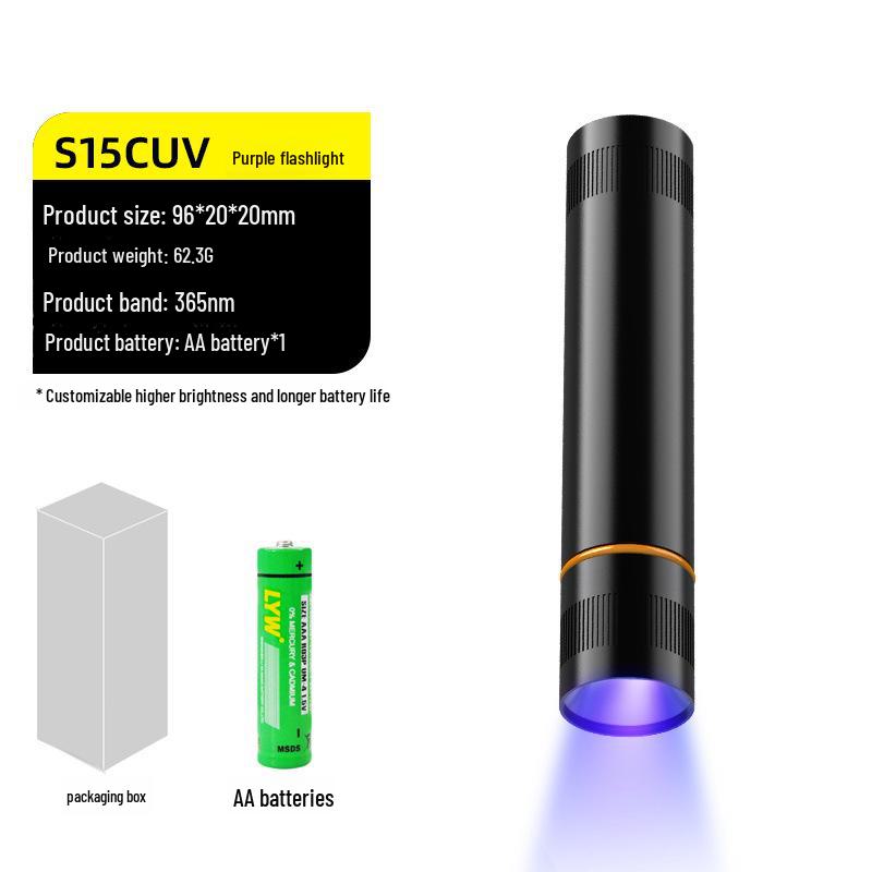 Wood's UV Lamp: Cat Moss Nail Art Curing, Banknote Detection, Night Light with Ultraviolet ID, Scorpion Light.