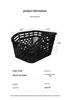 Merida Rear Rack Basket for Mountain Bike Storage