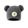 Autumn and winter fashion hat women's cute bear ears wool hat warm casual face small knitted hat