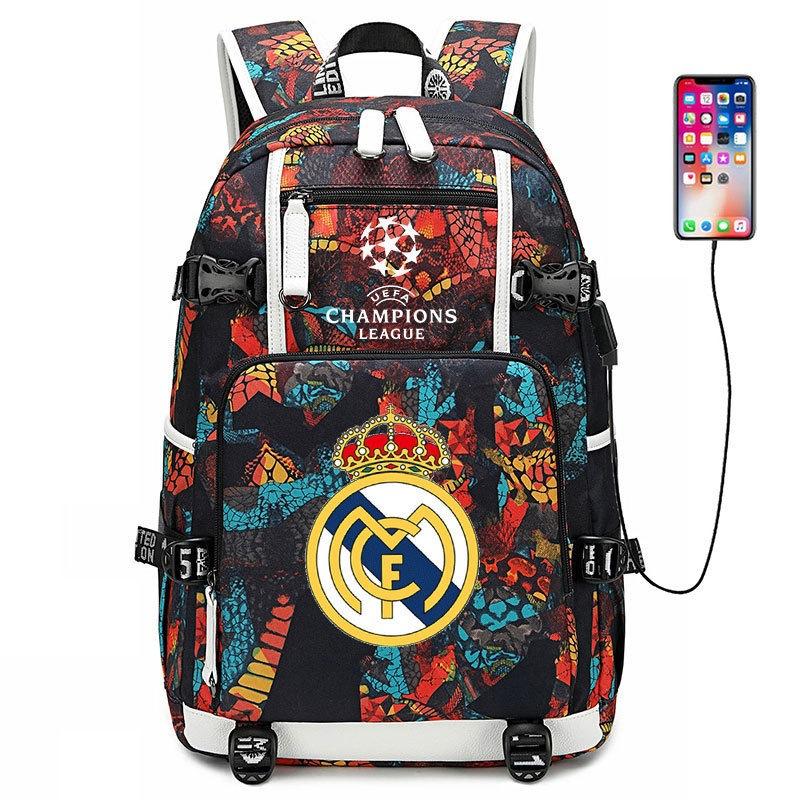 3-delige Schoolrugzakset voor Studenten Grote Capaciteit Oxford Stof Schooltas met Schouderband en Etui 36-55L black