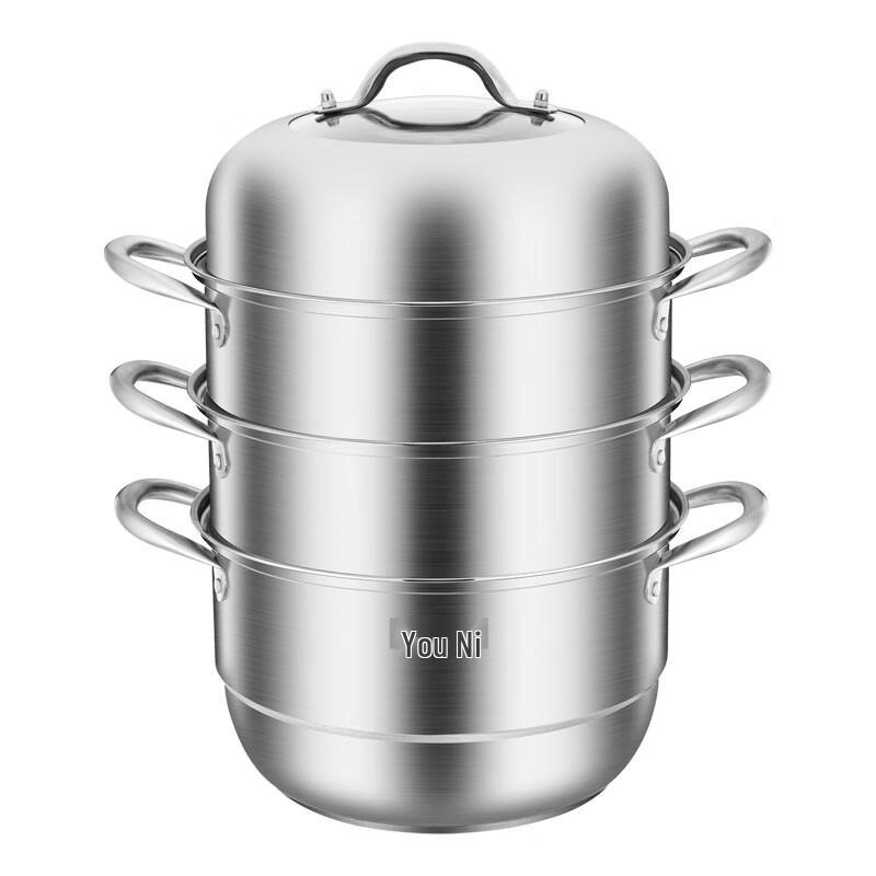 

Boernisi Fiedburg 28cm 3-Layer Stainless Steel Steamer