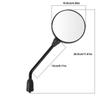 Motorcycle Handlebar Mirrors Dirt Bikes Mirrors Safety Rear View Mirrors With Adjustable Rotation Motorcycle Mirrors For Clear