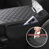 Car Universal Armrest Cover Leather with Tissue Storage Memory Foam Height Pads