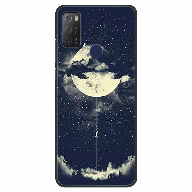 For TCL 20Y Case Shockproof Silicone Soft Phone Back Cover For TCL 20E 6125F Case TPU Bumper Coque For TCL20Y TCL20E 20 Y Funda