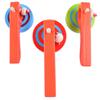 EDC Classic Wooden Peg Top Spinning Gyro with Launcher Rope Children Play Toy Gift