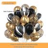 Neues Jahr Matt Glitzer Metallisch Latex Ballon Set für Dekorative Foto Atmosphäre