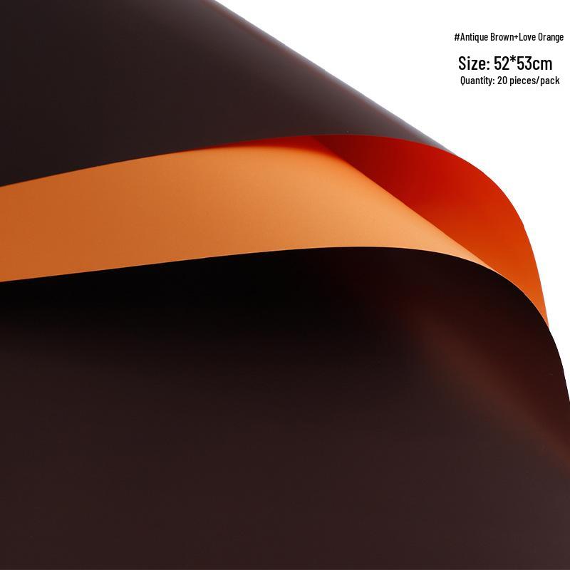 Extra Thick 8.5 Silk HD Morning Mist Matte Waterproof Florist Paper for Fresh Flower Wrapping