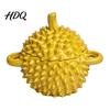 Dollhouse Food Decor Mini Fruit Shaped Stew Pot with Lid Tomato Pumpkin Durian Cooking Small Alloy Pot 1:12 Scale Doll House Kitchen Accessory,