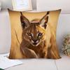 Caracal Poduszki na sofę Poszewka dekoracyjna x Poszewki na poduszki Poduszki dekoracyjne Wystrój domu Poszewka na poduszkę Krótki plusz