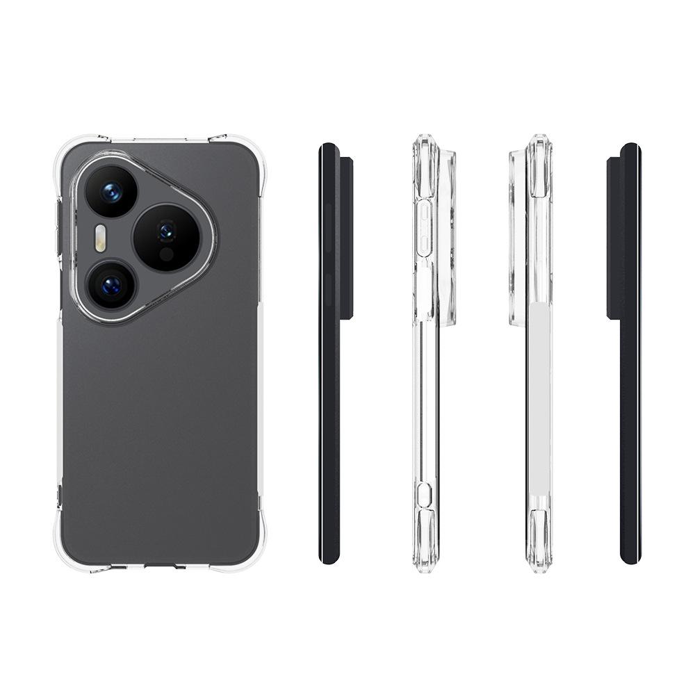 For Huawei Pura 80 Pro Case WANLONFENG WL Series 2.0mm TPU Phone Cover with Tempered Glass Film