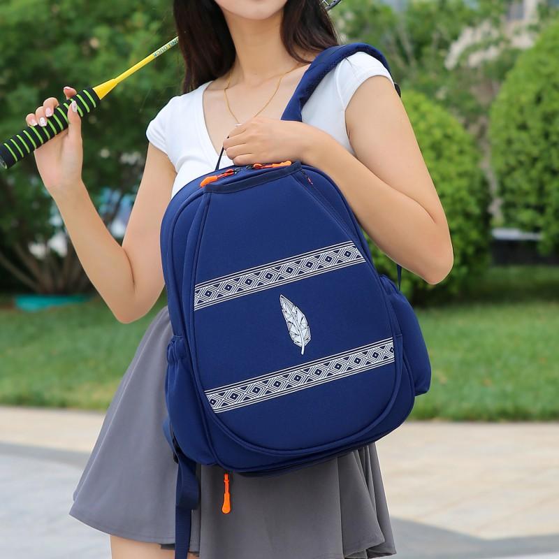 Multi-Sport Tennis Badminton Racket Bag Adults Durable Oxford Fabric 15L Capacity Black Blue Options