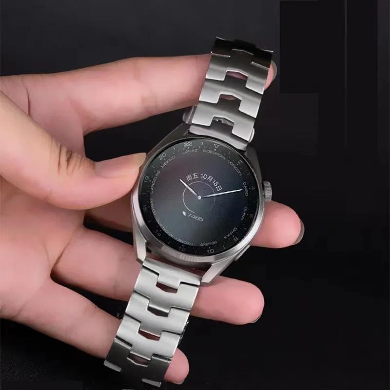 Correa de Titanio de Lujo de 22 mm Para OnePlus Watch 3/2/2R/OnePlus 46 mm Pulsera de Repuesto Para Huawei Watch GT5Pro 46 Xiaomi Watch S5 Samsung 22MM