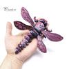 Realistic Insect Model 3D Printed Dragonfly Figurine, Articulated with Movable Joints, Stress Relief Fidget Toy for Desk Decoration Office Toys