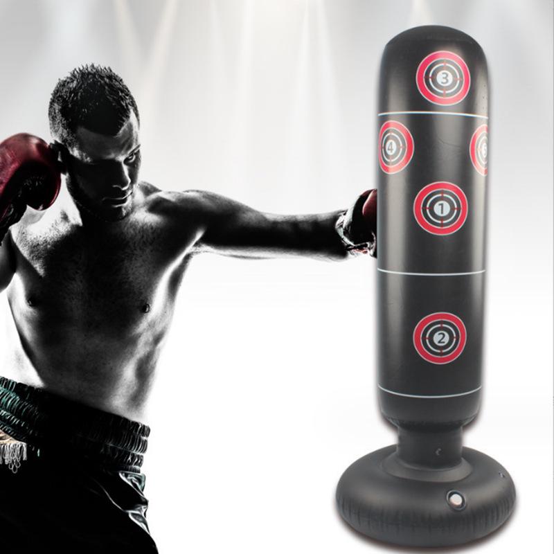 Freistehender Boxsack für Box-, Taekwondo- und Sanda-Training - Geeignet für Erwachsene und Kinder