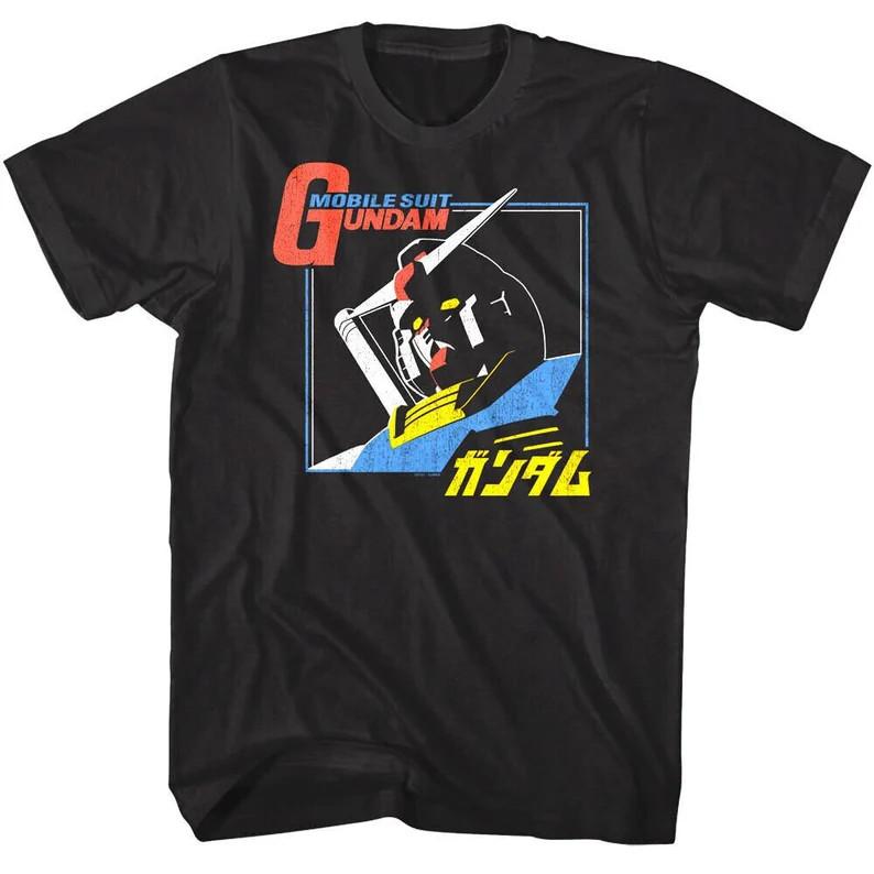 Gundam Shirt Mobile Suit RX-78-2 Japanese Anime TV Men s Tees Unisex T-Shirt S