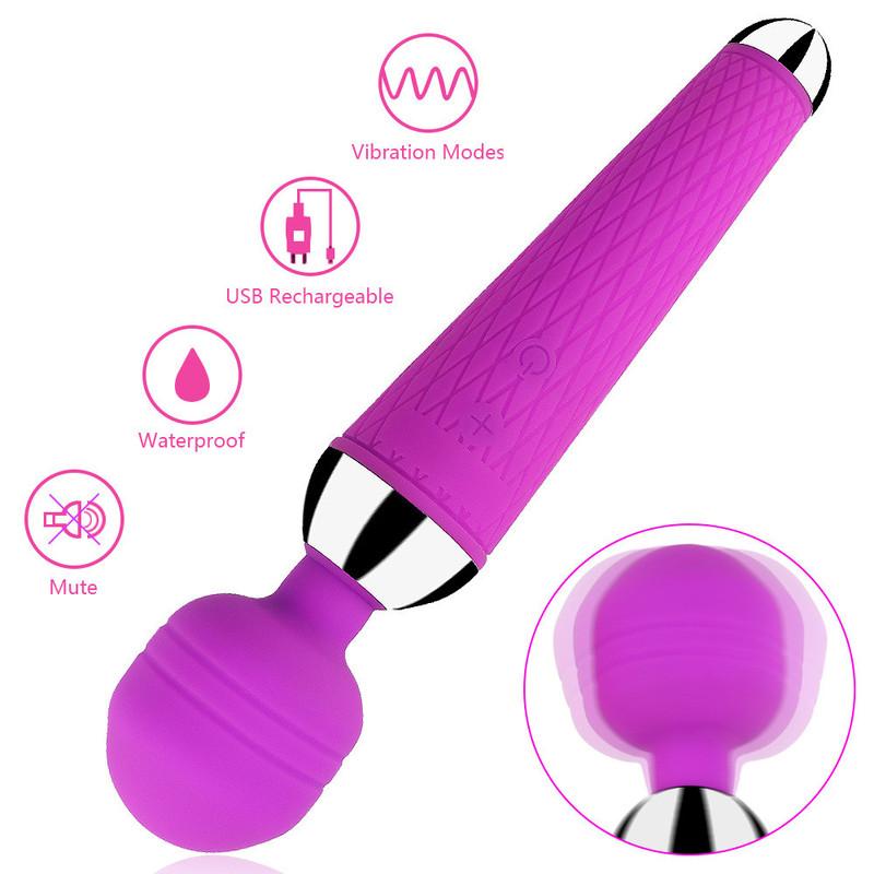 Powerful Vibrator AV Rod Magic-Wand Clitoris Stimulator Sex Toys for Women G Spot Massager Adult Erotic Product Adultes Sexy