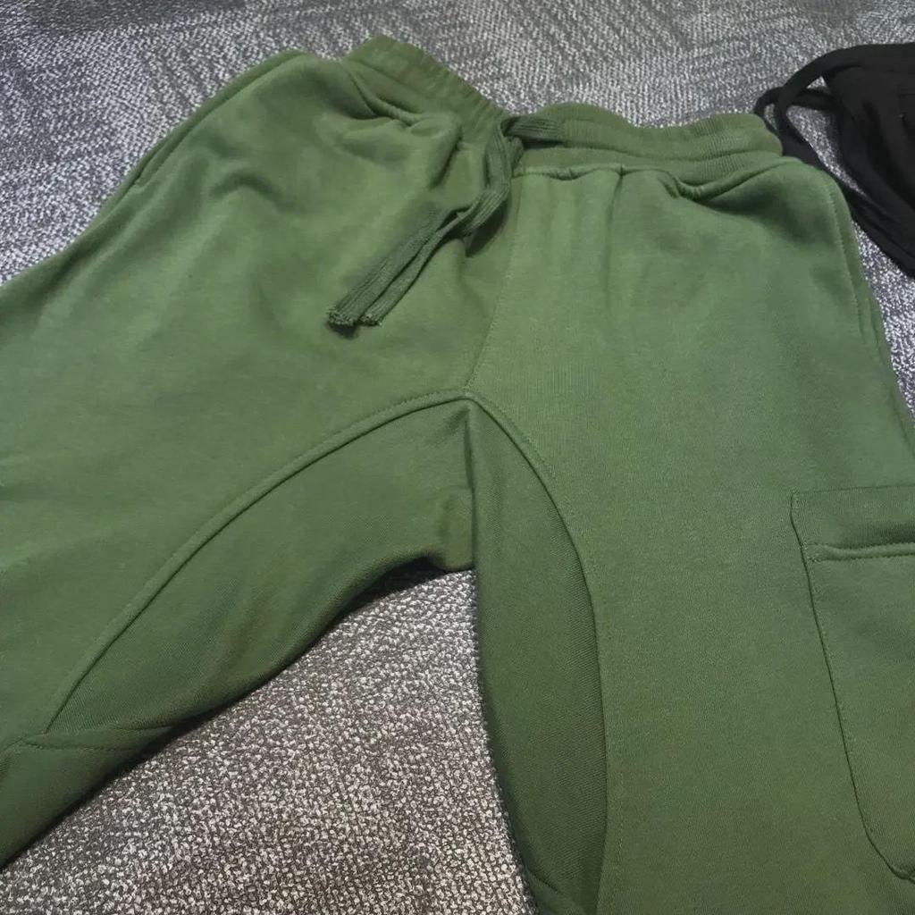 Pantaloni della tuta con tasca con zip e distintivo bussola di pietra europeo-americano - Pantaloni casual funzionali unisex
