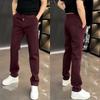 Sportswear Casual Pants With Cotton Polyester Fabric For Men Winter Comfort