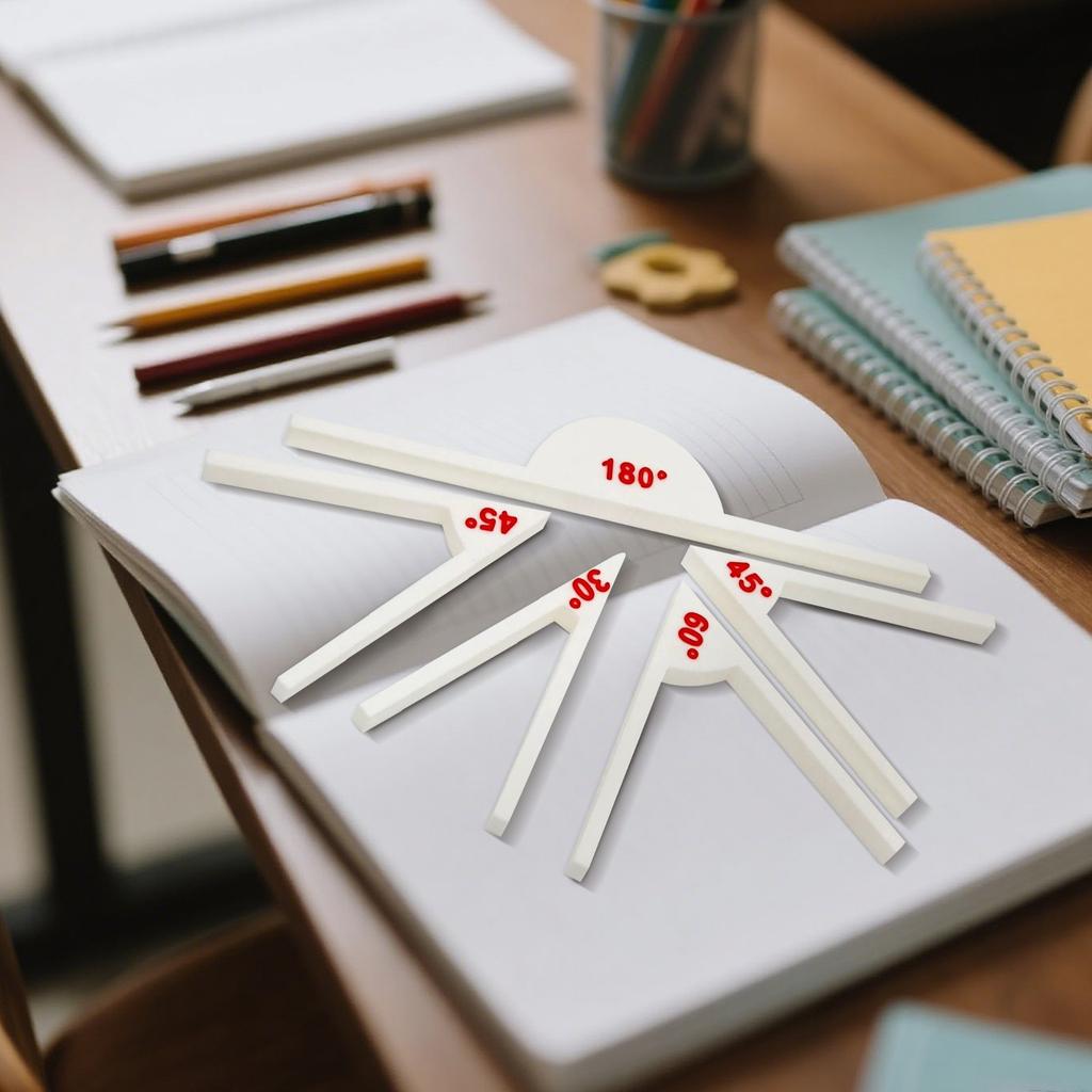 Maths Teaching Aids Angle Measuring Instruments Geometric Angle Display Tools Plastic For Learning Angle Teaching Aids