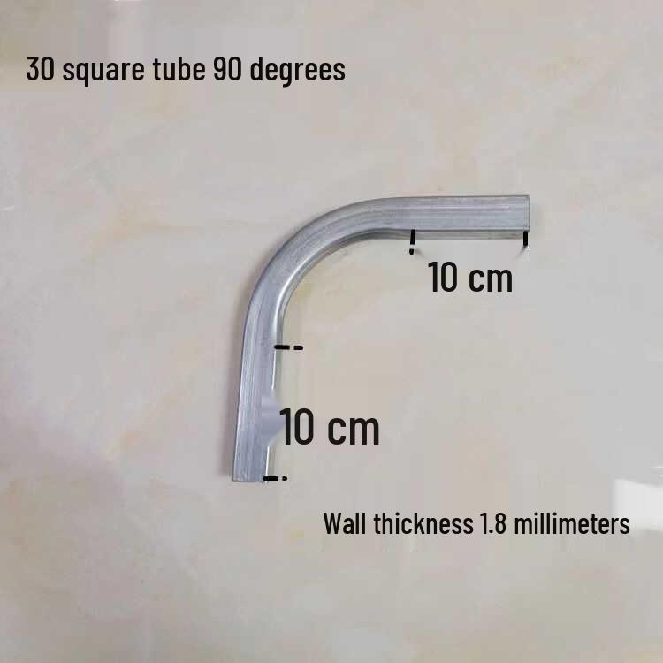 Pozinkovaný 90° kolenový držák pro čtvercovou trubku pro svařování