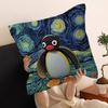 Cartoon Cute Pingu Penguin Anime Pillow Cover Design cushion Cover decor Holiday Decorati