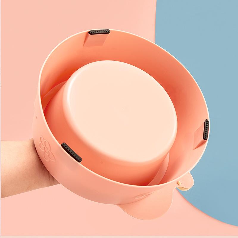 Miska pro domácí mazlíčky, super velká kapacita, miska pro psy, protiskluzová, proti převrácení, miska pro kočky z nerezové oceli, odnímatelná plastová miska s mašlí