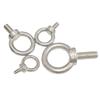 10Pcs Eye Bolt nuts M3~M24 Length 9mm-80mm 304 Stainless Steel Lifting Eye Screw Ring Hooking Loop Hole for Cable Rope