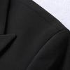 Dibinze Men's Plus Size Double-Breasted Suit Set