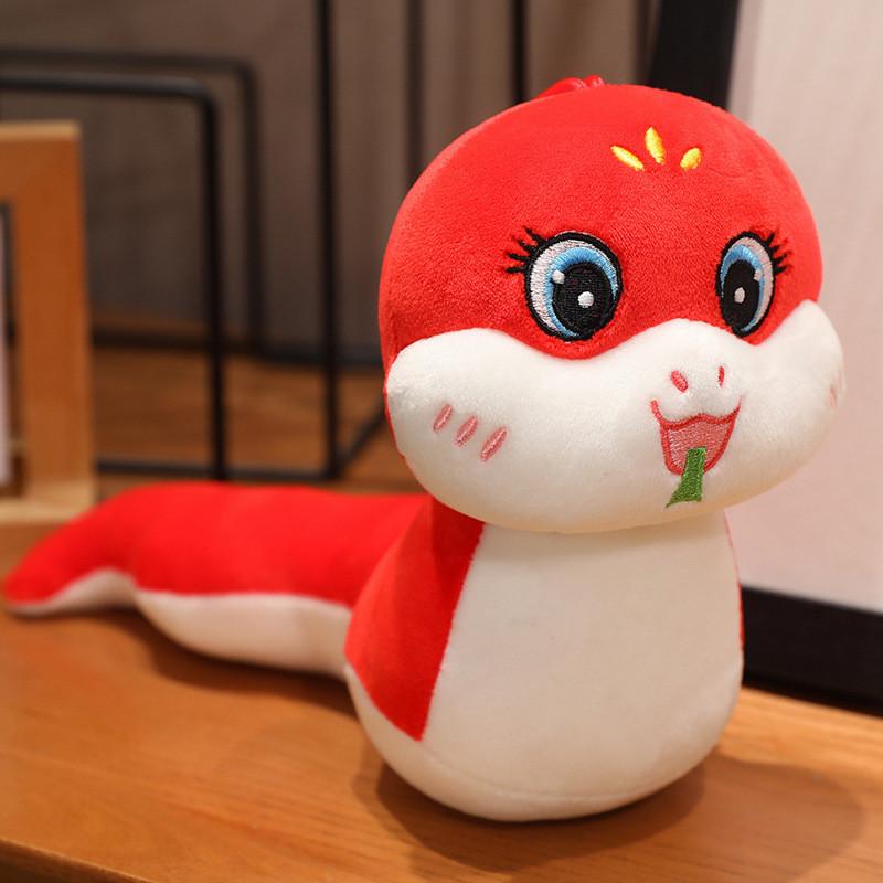 Year The Of Snake Mascot Plush Toy Animal Stuffed Doll Home Gift Decoration
