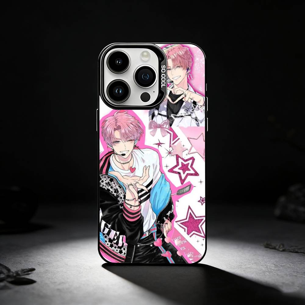 T-Tamon s B-Side Phone Case For iPhone 17,16,15,14,13,12,11 Plus,Pro Max,XS,Colored silver phone case