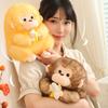 Gorillas Ban-ana Monkey Doll Soft PP Cotton Filling Home Decor
